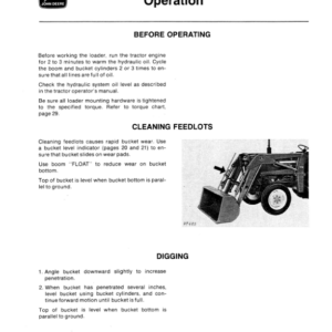 John Deere 75 Loader Operator's Manual (OMW21459) - Image 2