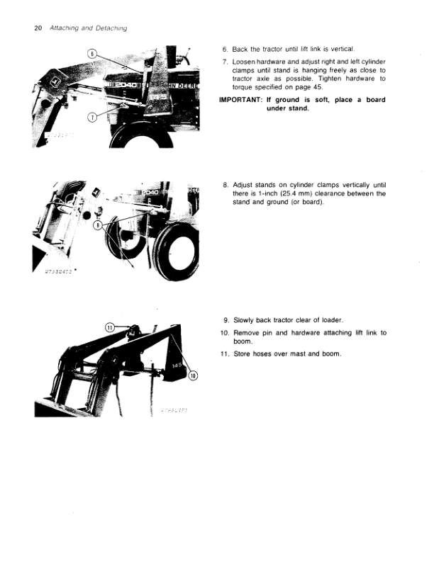 John Deere 145 Farm Loader Operator's Manual (OMW21474)