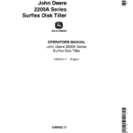 John Deere 2200A Surflex Disk Tiller Operator's Manual (OMW25) - Image 1