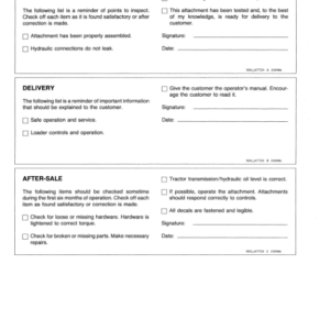 John Deere Round Bale Grapple, Sillage Grapple Attachments For 146, 148, 158 Farm Loader Operator's Manual (OMW37990) - Image 2