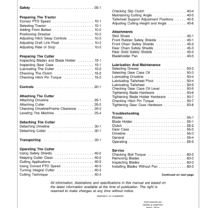 John Deere 717 Rotary Cutter Operator's Manual (OMW40641) - Image 2