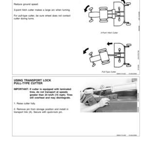 John Deere 1418 Rotary Cutter (011001-) Operator's Manual (OMW44174) - Image 3