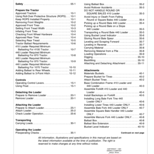 John Deere 410 & 440 Loaders Operator's Manual (OMW44193) - Image 3