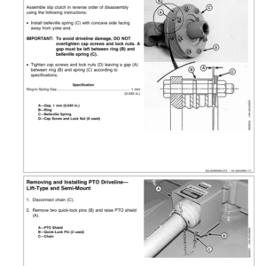 John Deere MX8 Rotary Cutters (000000-009000) MX10 Rotary Cutters (000000-008000) Operator's Manual (OMW45015) - Image 2