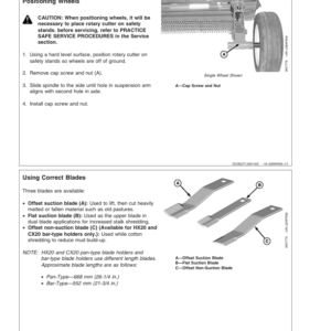 John Deere HX15, HX20, CX15 & CX20 Flex-Wing Rotary Cutters Operator's Manual (OMW51060) - Image 2