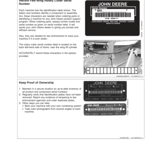 John Deere HX15, HX20, CX15 & CX20 Flex-Wing Rotary Cutters Operator's Manual (OMW51060) - Image 3