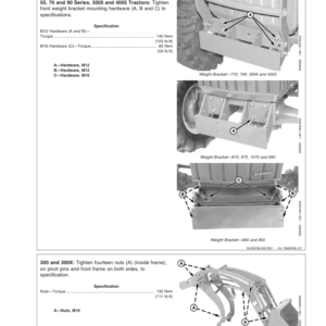 John Deere 300, 300X & 300CX Loaders Operator's Manual (OMW52222) - Image 3