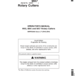 John Deere MX5 Rotary Cutters (014000-016499) MX6 Rotary Cutters (029000-034999) MX7 Rotary Cutters (015000-017999) North America Operator's Manual (OMW53060) - Image 1