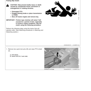 John Deere MX8 Rotary Cutters (015000-017999) MX10 Rotary Cutters (014000-016999) Operator's Manual (OMW53064) - Image 2