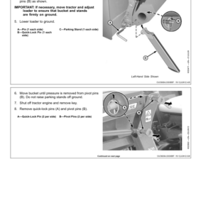 John Deere 305 Loader (52000-) 3032E, 3036E, 3038E (Export ) Operator's Manual (OMW56178) - Image 2