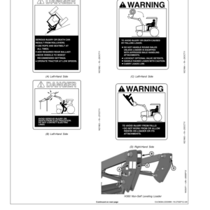 John Deere H360 Loaders (003124-) Operator's Manual (OMW56672) - Image 2