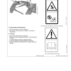 John Deere H130 Loader (Export to Australia) Operator's Manual (OMW56750) - Image 2