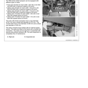 John Deere 832i TF, 840i TF Trailed Crop Sprayers w/ TwinFuild Spraying Operator's Manual (OMWZW13209) - Image 3