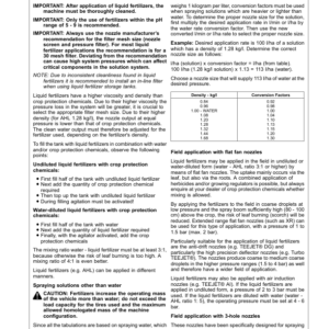 John Deere 5430i Chemical Application Vehicle With Demountable Crop Sprayer Operator's Manual (OMWZW13336) - Image 2