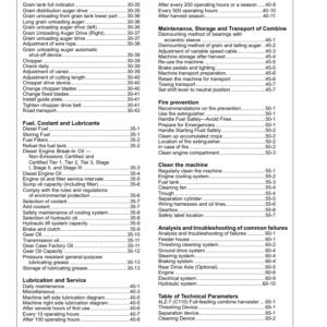 John Deere 4LZ-7 (C110) Full-feeding Combine Harvesters Operator's Manual (OMYC27467) - Image 3