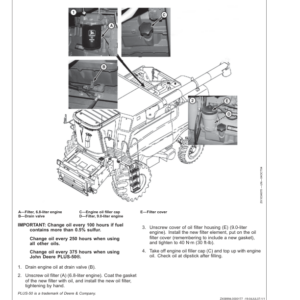 John Deere W540, W550, W650, W660, T550, T560, T660, T670 & C670 Combines w/Command Center Operator's Manual (OMZ105744) - Image 3