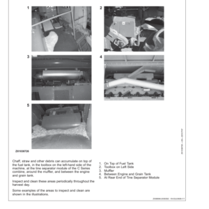 John Deere W540, W550, W650, W660, T550, T560, T660, T670 & C670 Combines w/Command Center Operator's Manual (OMZ105744) - Image 4