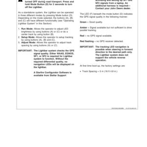 John Deere GreenStar Lightbars Operator's Manual (OMZ106029) - Image 2