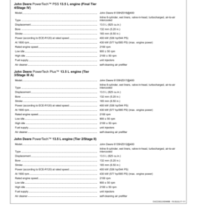 John Deere 8100, 8200, 8300, 8400, 8500, 8600, 8700 & 8800 Self-PropelledForage Harvesters Operator's Manual (OMZ200999) - Image 3