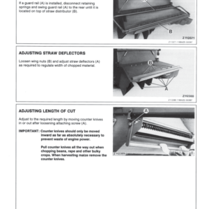 John Deere 1166, 1174, 1177, 1177 Hydro/4, 1188 & 1188 Hydro/4 Combines Operator's Manual (OMZ91870) - Image 3