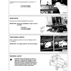 John Deere 4435 Combine Operator's Manual (OMZ91908) - Image 3