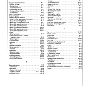 John Deere 1166SII, 1166SII Hydro/4, 1174SII, 1174SII Hydro/4 , 1177SII, 1177SII Hydro/4, 1188SII & 1188SII Hydro/4 Combines Operator's Manual (OMZ92058) - Image 3