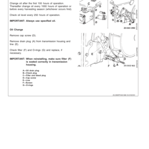 John Deere 6650, 6750, 6850 & 6950 Self Propelled Forage Harvesters Operator's Manual (OMZ92831) - Image 4