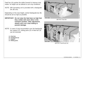 John Deere 684, 686, 688, 710 Rotary Harvesting Units (051300-) Operator's Manual (OMZ93103) - Image 3