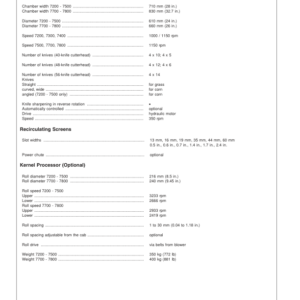John Deere 7200, 7300, 7400, 7500, 7700 & 7800 Self-Propelled Forage Harvesters Operator's Manual (OMZ93594) - Image 4