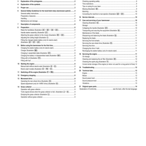 John Deere 54-A ECONOMY, 54-VARIO, 54 VARIO E, R54S, R54V, R54VE Lawn Mowers Operator's Manual (SAU15128) - Image 3