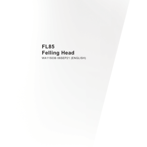 John Deere FL85 Felling Heads Operator's Manuals (WA115036) - Image 1