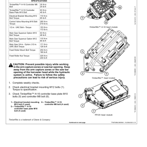 John Deere HTH618C Harvesting Heads Operator's Manuals (WA116921) - Image 2