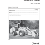 Tigercat T750 Trencher Repair Service Manual - Image 2