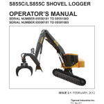Tigercat S855C, LS855C Shovel Logger Repair Service Manual - Image 4