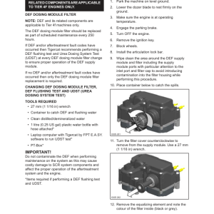 Tigercat S610E Carrier Operators Manual - Image 3