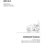 Ammann ARX 36-2, ARX 36-2C Tandem Roller Workshop Repair Manual