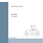 Ammann AV 70 X Heavy Tandem Roller Workshop Repair Manual