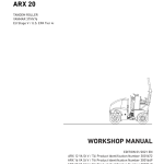 Ammann ARX 12, ARX 16, ARX 16 K, ARX 20, ARX 23, ARX 23 K Tandem Roller Workshop Repair Manual