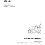 Ammann ARX 40-2, ARX 40-2C Tandem Roller Workshop Repair Manual