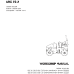 Ammann ARX 45-2, ARX 45-2C Tandem Roller Workshop Repair Manual