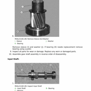 John Deere TS, TH 6X4 Gas, TH 6X4 and SAV Diesel Gator Utility Vehicles Technical Manual (TM167919) - Image 3