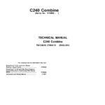 John Deere 4LZ-13 (C240) Combines Technical Repair Manual (TM136619)