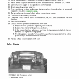 John Deere Tango E5, MOWiT 500F Series II Robotic Mower Technical Repair Manual (TM138919) - Image 3