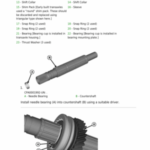 John Deere JD954, 6095B, JD1104, 6110B, JD1204-A, 6120B, JD1354-A, 6135B, JD1404-A, 6140B Repair Manual (before April 19) - Image 4