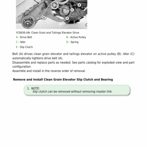 John Deere 4LZ-9 (C120) Combines Technical Repair Manual (SN. before 019999 - TM703019) - Image 4