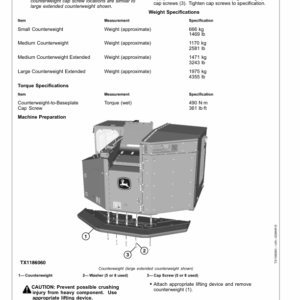John Deere 803M, 853M Feller Buncher (Closed-Loop Hydraulic) Repair Manual (SN between C270423 - C409162 & D270423 - D409162) - Image 3