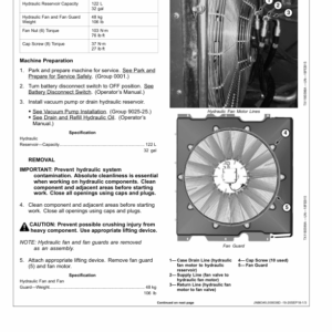 John Deere 859M Feller Buncher (Closed-Loop Hydraulic) Repair Manual (SN between C270423 - C409162 & D270423 - D409162) - Image 5
