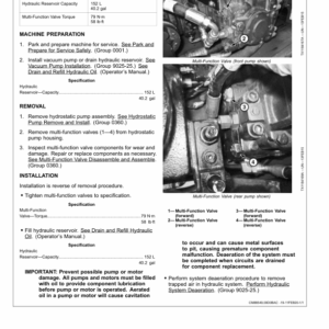 John Deere 859M Feller Buncher (Closed-Loop Hydraulic) Repair Manual (SN between C270423 - C409162 & D270423 - D409162) - Image 3