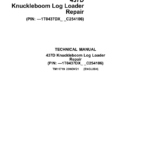 John Deere 437D Knuckleboom Log Loader Service Repair Manual (SN before - 1T0437DX_ _C254106)