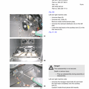 CLAAS 570 & 580R (585) Combines Operator, Technical, Repair Manual - Image 4